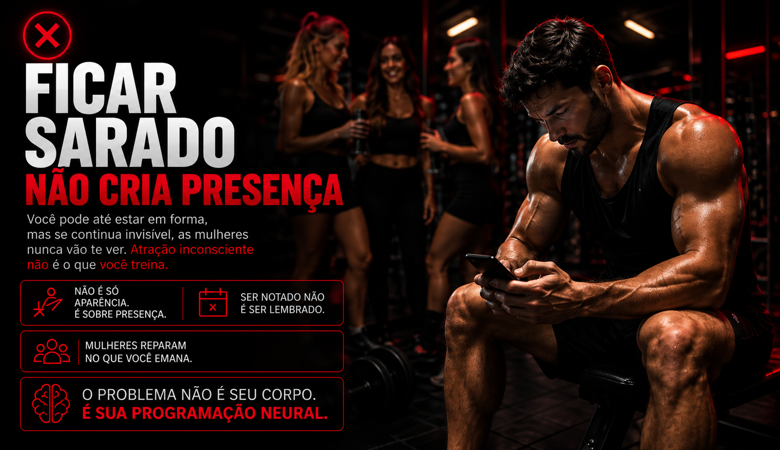 Academia intensiva e ficar sarado